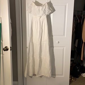 Off the shoulder White dress